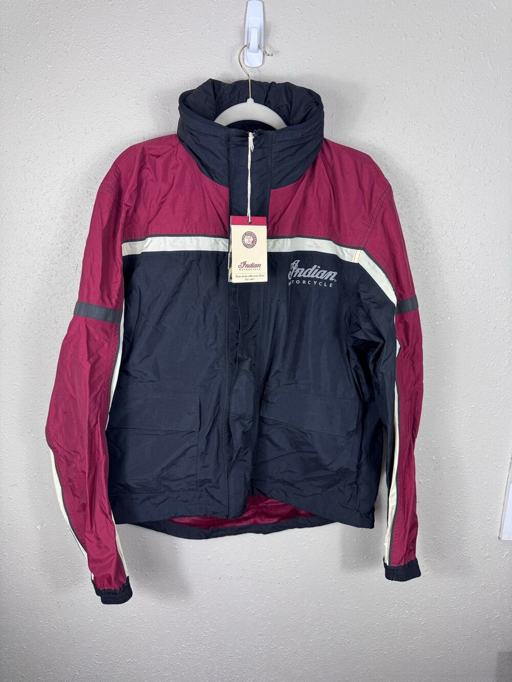 NWT Indian Motorcycle Rain Jacket Unisex Size Medium